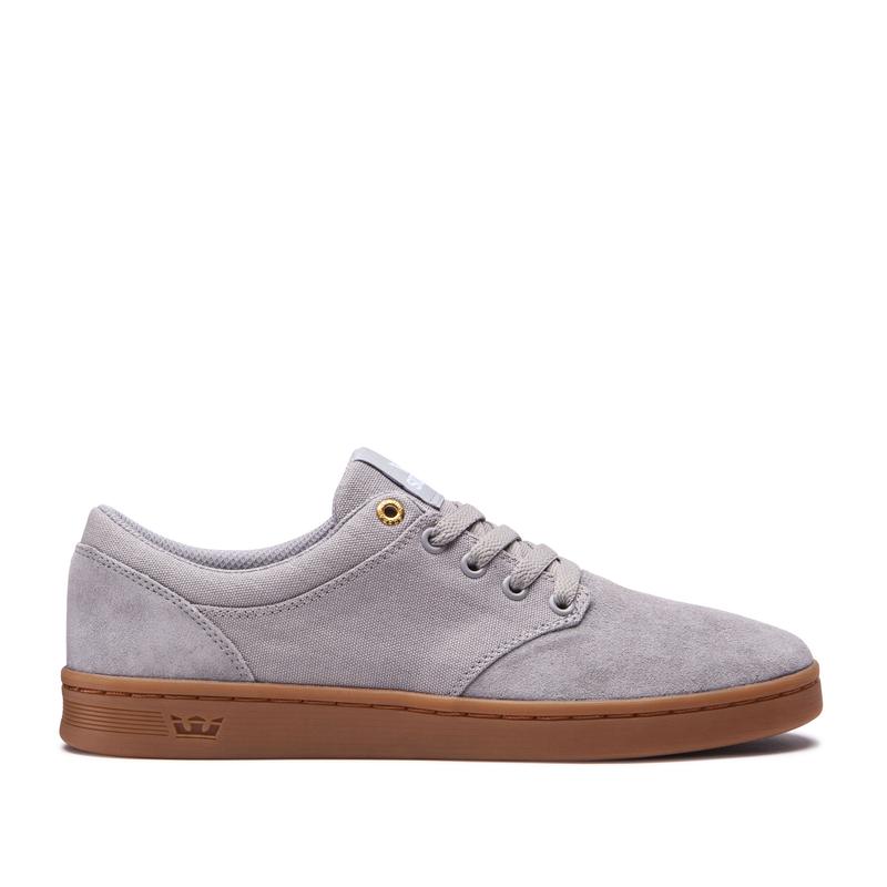 Supra CHINO COURT Sneaker Low Damen HellGrau Online Bestellen AFQUD1045